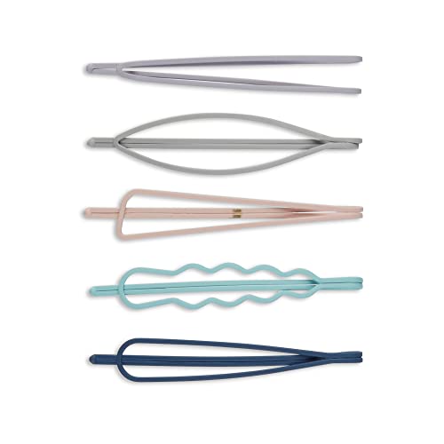 Sc?nci xo Morgan Simianer Hair Bobby Pins, Assorted Pastel, 5-Pieces