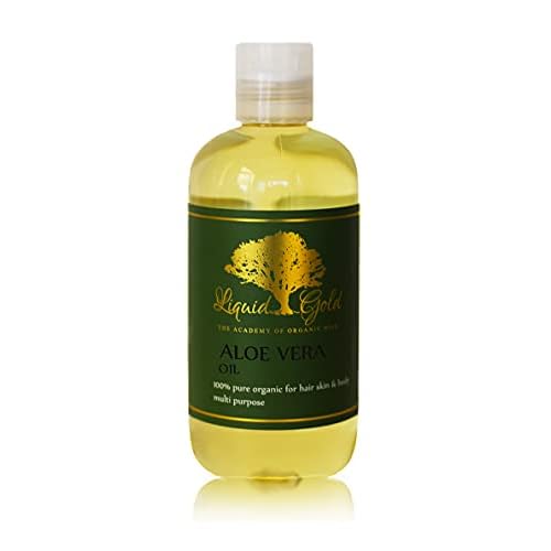 Liquid Gold Inc - 8 oz - Premium Aloe Vera Oil - 100% Pure Natural Organic Skin Hair Body Care