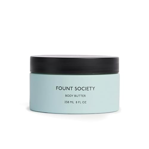 Body Butter - 8 fl oz Nutrient-Dense Hydrating Body Butter with Sea Fennel & Shea Butter - Lightweight, Fast-Absorbing, Fragrance-Free - Vegan & Cruelty-Free