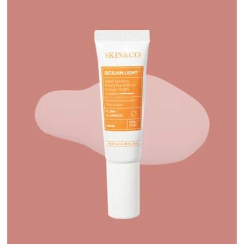 SKIN&CO Vitamin C Face Serum with Hyaluronic Acid ? Sicilian Citrus Antioxidant Serum for Hydrated, Radiant Skin ? Made in Italy ? 1 FL OZ