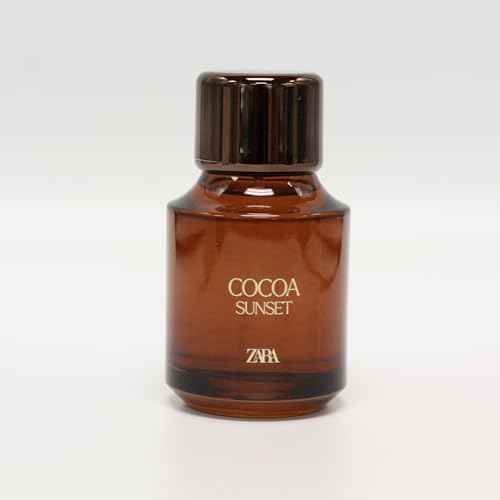 Zara Cocoa Sunset Perfume for Women Rich Indulgent Fragrance with Milk Chocolate Vanilla Whipped Cream Passion Fruit Peach and Creamy Sweet Notes Eau de Parfum 100ml (3.4 fl oz.)