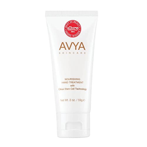 AVYA Hydrating Hand Lotion for Dry Skin ? Nourishing Hand Healing Treatment for Dry and Ashy Skin/Hyaluronic Acid and Citrus Stem Cell Technology/Advanced Ayurvedic Skincare (2oz)
