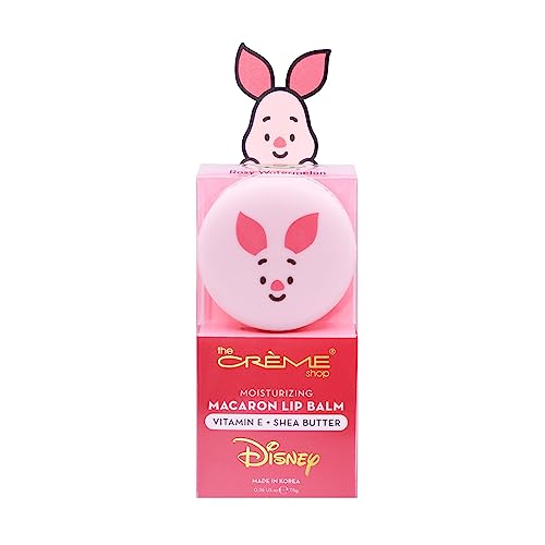 The Cr?me Shop Macaron Lip Balm - Korean Scented Pocket Portable Vitamin E Shea Butter Lip Moisturizing Balm (Rosy Watermelon)