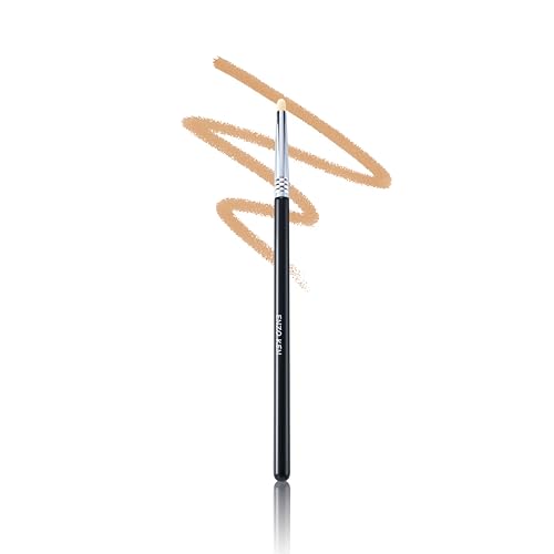 Natural Goat Hair Eyeshadow Brush, Small Blending Eye Shadow Brush, Eye Shadow Blending Brushes, Eye Blending Brush, Nose Contour Brush, Eyeshadow Blending Makeup Brushes. (E904S)