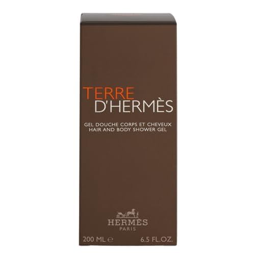 Hermes Terre d'Hermes for Men Hair and Body Shower Gel, 6.5 Ounc