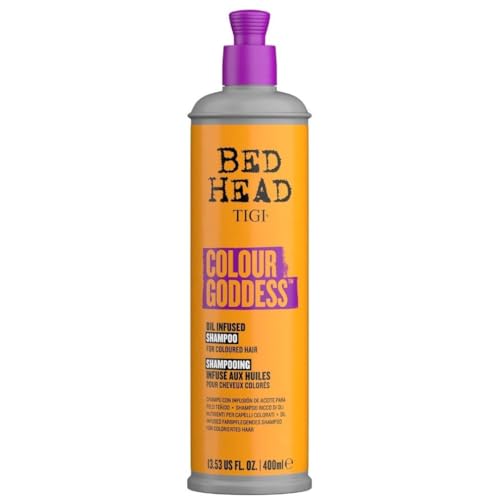 Bed Head by TIGI Colour Goddess Anti-Fade Shampoo, Oil-Infused for Color Treated Hair, 13.53 fl oz