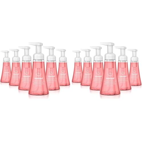 Method Foaming Hand Soap,Pink Grapefruit,10 fl oz,(Pack of 12)