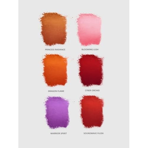 Winx Club x Nekoyanin Realm Of Magic Blush Palette, Highly Pigmented Makeup Shades, Blendable Powder, Professional Facial Beauty Cosmetic Makeup Blush, Vegan & Cruelty-Free,