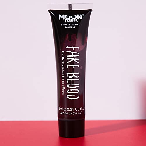 Pro FX Fake Blood - 0.50fl oz - SFX Make up for Halloween Vampire Zombie Theatre - Special Effects Make up Realistic Fake Blood Gel Spray Halloween Costume