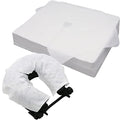 Disposable Face Cradle Covers?Medical-Grade, SPA Face Rest Covers Headrest Covers for Massage Tables Massage Chairs 16x 12inches/ 40 x 30 cm (200pc Large face Cover)