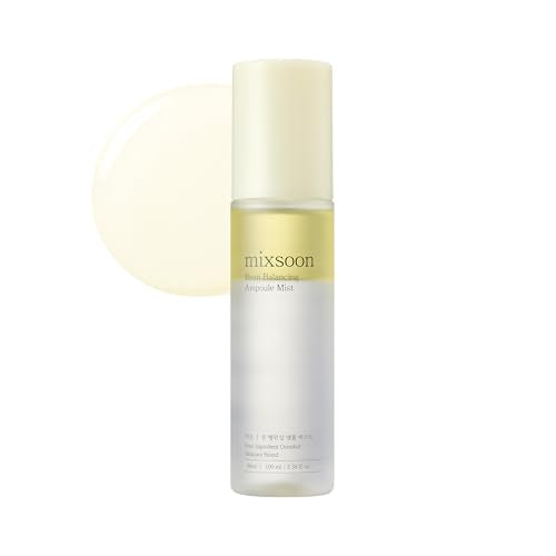 mixsoon Bean Balancing Ampoule Mist - Hyaluronic Acid, Hydrating Face Mist, Soothing for Face, Oil balance For Hydrated Radiance 100ml / 3.38 fl.oz. Korean Glass Skin Care