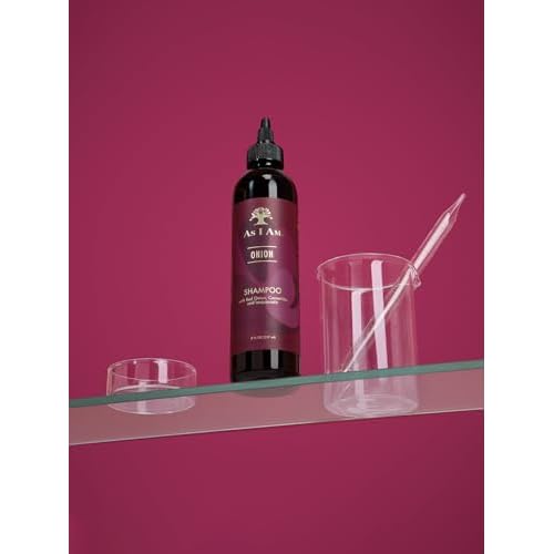 As I Am Onion Shampoo - 8 oz - with Red Onion, Ceramides & Isoquercetin - Helps Support Healthy Hair Growth