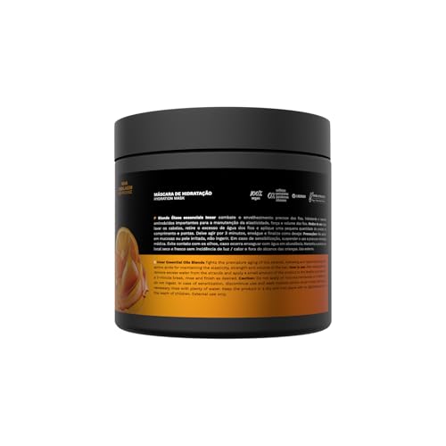 Inoar Blends Combing Cream Creme Para Pentear with Botanical Vegan Oils & Vitamin C Complex for Intense Hydration & Smoothing, 17.6 Fl Oz