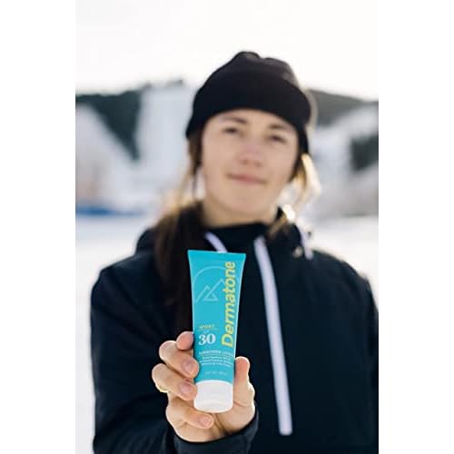 Dermatone Sport Sunscreen Lotion SPF 30 | Water/Sweat Resistant (80 min) | Oxybenzone and Octinoxate Free Sunscreen for Body and Face | Moisturizing | Spectrum UVA/UVB Protection SPF Lotion | 3oz