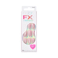 KISS colorFX by imPRESS Valentine¡¯s Day Press On Nails, ¡®Cherished¡¯, Pink Short Squoval, IMPROVED adhesive, Up to 10-Day Hold, Nail Kit Includes 30 Fake Nails, Prep Pad, Manicure Stick, Mini Nail File