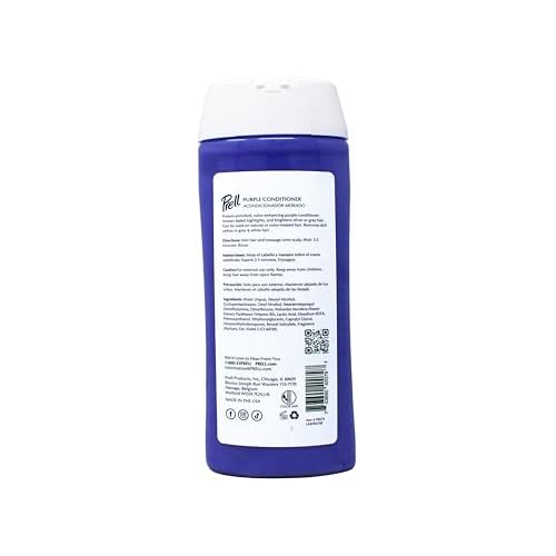 Prell Purple Conditioner ? Color-Safe Strengthening Conditioner for Blonde, Gray & Silver Hair with Lotus Flower | 13.5 fl oz