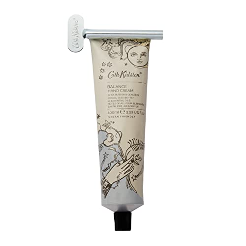 Cath Kidston Balance Hand Cream With Twist Key | Enriched With Shea Butter & Essential Oils | Cruelty Free & Vegan Friendly | 100ml