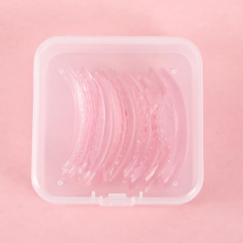 20Pcs Lashlift Pads Shields Self Sticky Lash Lift Rods C-Curl Pad Soft Eyelash Perm Rod Air Bubble Silicone-Light Weight Guard No glue Reusable Eyelash Perming for Eyelashes Lifting