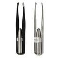 Eyelash Extension Tweezers 2pcs Tweezers with Light LED Tweezers Pliers Tool Stainless Steel Eyebrow Facial Hair Removal Cosmetic Makeup Tools 9. 8x2cm Mens Grooming Trimmer