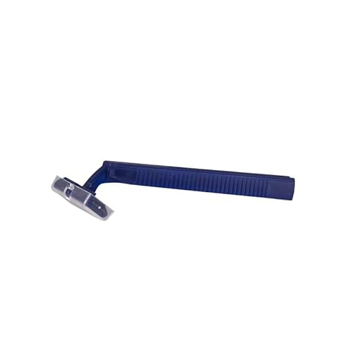 Dukal DawnMist Twin-Blade Disposable Razor, Blue Handle ? Bulk Pack of 100, Precision Shave for Smooth & Comfortable Grooming