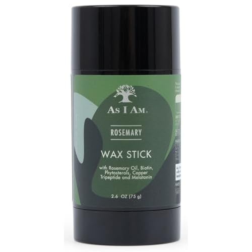 As I Am Rosemary Hair Wax Stick - 2.6 Oz - with Biotin & Saw Palmetto