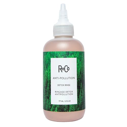 R+Co Anti-Pollution Detox Rinse | Removes Harsh Metals, Nourishes & Smooths Hair | Vegan + Cruelty-Free | 6 Oz