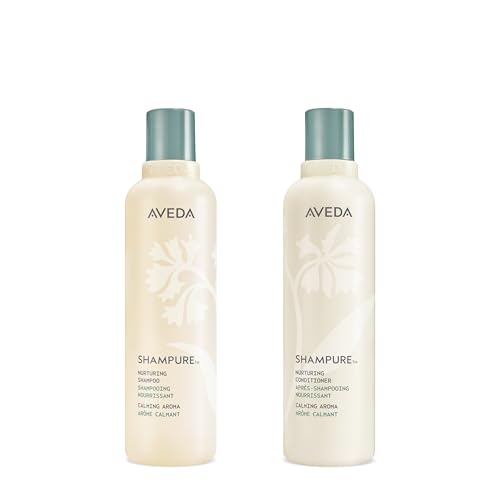 Aveda Shampure Nurturing Shampoo & Conditioner Gift Set | Daily Shampoo & Conditioner for Normal, Fine to Medium Hair | Silicone Free | Includes 2 Full Size Products