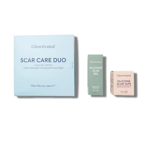 Silicone Scar Tape & Gel Kit for Keloids, Surgery & C Section Scars, Medical Grade Scar Treatment Duo for Hypertrophic, Burn & Injury Scars, Post Surgery Scar Care Set