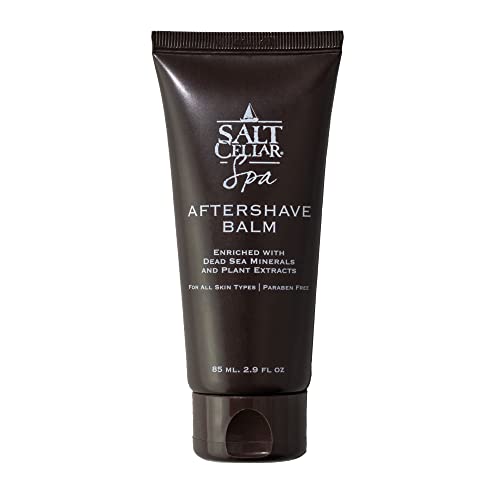 Salt Cellar Dead Sea Aftershave Balm ? All-Natural Men¡¯s After Shave with Botanical Extracts. Soothes Razor Burn, Hydrates Skin, and Absorbs Fast. Paraben-free. (Pack of 1, Dead Sea Minerals)