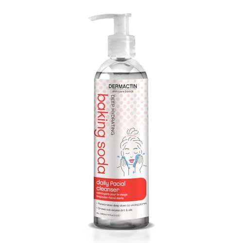 Dermactin Baking Soda Daily Facial Cleanser, 8 Ounce