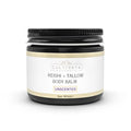 Reishi Tallow Body Balm - Unscented (2 oz) | Grass Fed Beef Tallow - Non-toxic, Paleo Friendly Skincare | Infused with Reishi Spore Extract | Moisturizing & Hydrating for Sensitive Skin