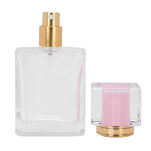 Brrnoo 50ml Empty Perfume Bottle, 6 Pieces Small Empty Vials and Sprayers for Travel, Refillable Glass Perfume Bottle Empty Spray Bottle Perfume Atomizer Dispenser