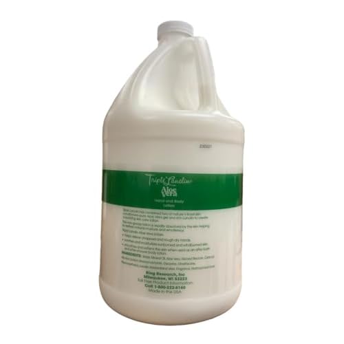 Triple Lanolin Aloe Vera Soothing Lotion - 128 Fl Oz, All Skin Types, Moisturizing & Hydrating