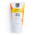 SolRX SPORT SPF 35 Sunscreen, Reef Friendly, Oxybenzone Free, Fragrance Free