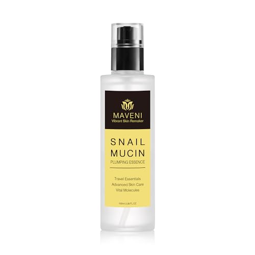 High Concentration Snail Mucin Plumping Serum 100ml 3.38 fl.oz,Hydrating Serum with Snail, Reduce Wrinkles and Fine Lines,Smooth Facial Skin