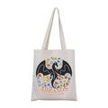 MNIGIU Book Inspired Abraxos Flower Gift Abraxos Garden Club Tote Bag Fantasy Dragon Gift for Bookish Book Lover