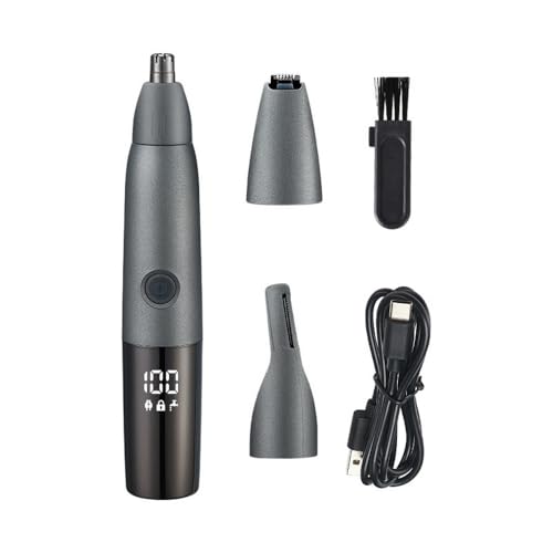AROSKY Nose Hair Trimmer for Men Women - Painless Electric USB Rechargeable Eyebrow Trimmer Waterproof Hair Razor Nose Ear Face Body Grooming Kit Washable