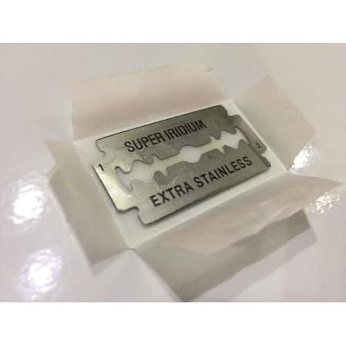 Wizamet Super Iridium Double Edge Razor Blades Pack of 50