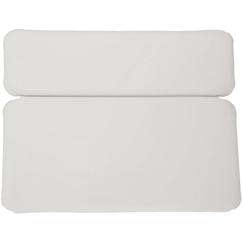 Luxury Comfort Large White Vinyl & Foam Relaxing Neck Spa Bath Pillow Hot Tub