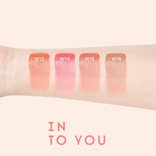 INTO YOU Lipstick Watery Lip Matt Finish Hydrating Long-lasting Smudge-proof Lip Stain Makeup High Pigment Lightweight Non Sticky Lip Gloss for Girls and Women, 0.1 oz (3g) in W14 Guava Lychee