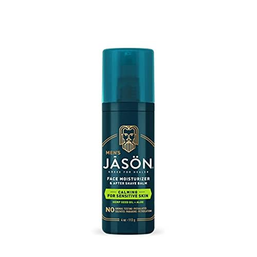 Jason Men's Calming Lotion and Aftershave Balm, 4 oz