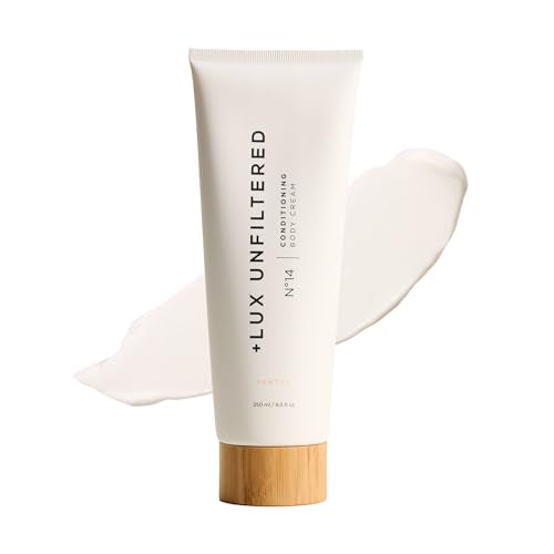 + Lux Unfiltered N¡Æ14 Conditioning Body Cream for Women - Moisturizing Body Lotion with Jojoba, Squalane, & Shea Butter - Hydrating, Skincare Grade Ingredients - Vegan & Cruelty Free - Santal