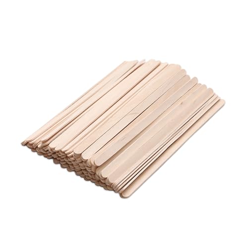 200/500/1000pcs Wood Craft Sticks Eyebrow Waxing Sticks Small Face Wax Spatulas Applicator Popsicle Sticks for Crafts,Coffee Stirrer Stick,DIY Wood Crafts for Home Art Projects (140 * 6 * 1.3mm)
