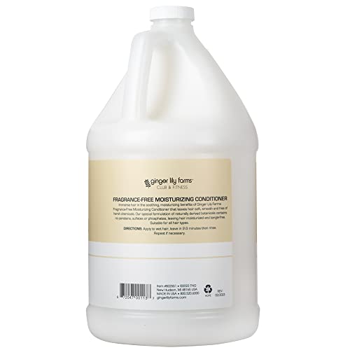 Ginger Lily Farms Club & Fitness Body Wash + Shampoo + Conditioner Bundle, Fragrance Free