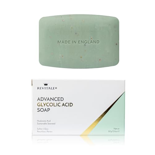 REVITALE Advanced Glycolic Acid Soap ? Soften, Glow, Resurface & Renew Bar