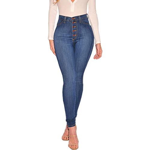 BISUAL Womens High Waisted Butt Lifting Jeans Distressed Stretch Skinny Sexy Colombian Jeans for Women