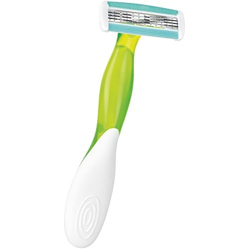 BIC Soleil Bella Colours 4-Blade Lady Razors - Pack of 3 - Spring Mounted Blades with Pivoting Head for Ultra Smooth Shave