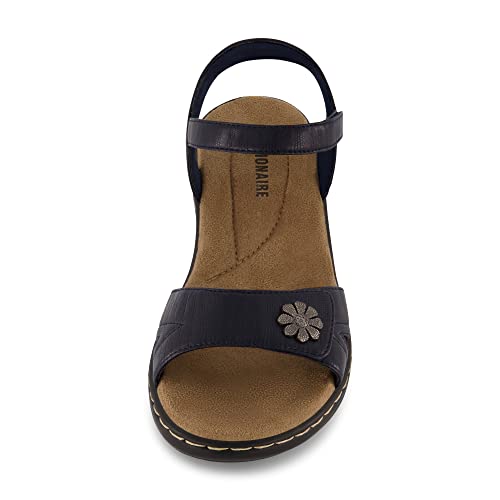 CUSHIONAIRE Women's Bloom comfort sandal with +Comfort Foam and Wide Widths Available