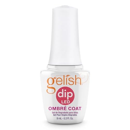 Gelish Ombre Coat Intro Kit ? LED Light, Top Coat & Sealer ? Easy DIY or Salon Use, Long-Lasting Dip Powder Nail Kit, Fast Curing, No Mess Application, Professional Nail Kit