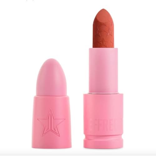 Jeffree Star Cosmetics Velvet Trap Lipstick ? Libra Lynn (Medium) ? Richly Pigmented, Long-Wear Lip Color with Luxurious Velvet-Matte Finish in Iconic Pink Packaging